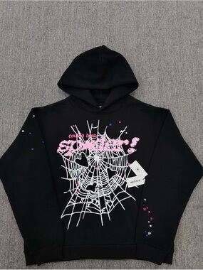 Black Sp5der Web Graphic Hoodie S-XL